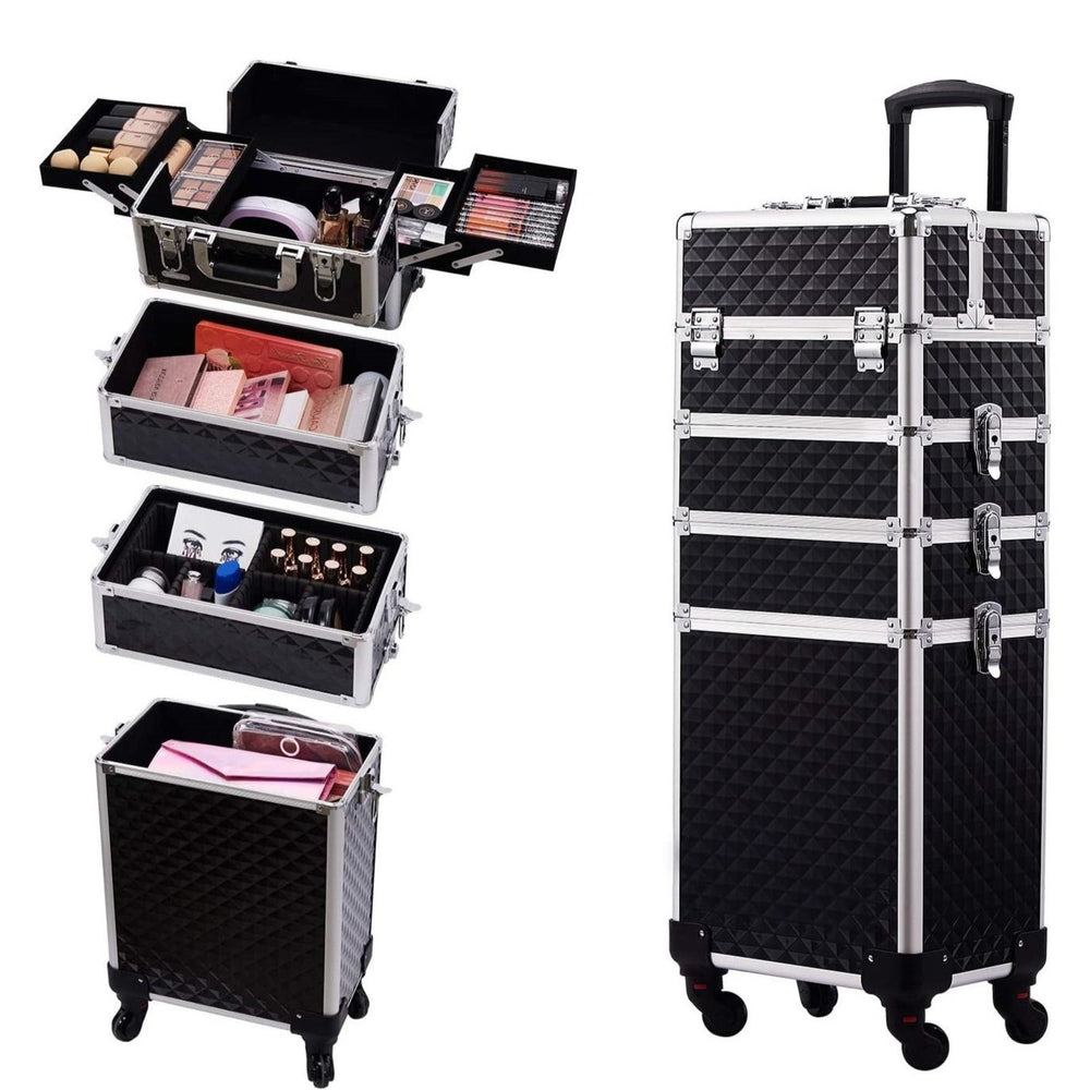 PRO Beauty case trolley XXL size, 2-piece on wheels