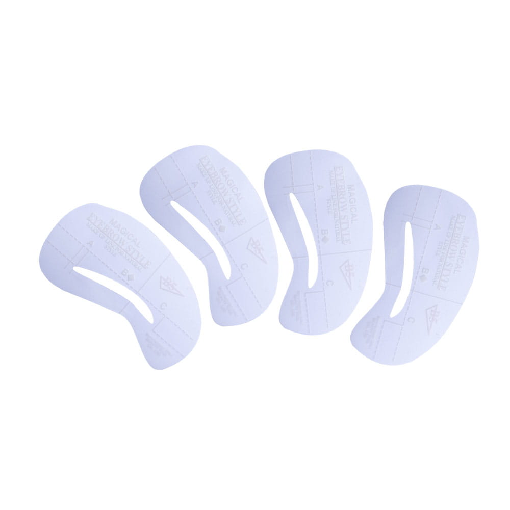 Eyebrow Shaping Template Stencils, models C1 - C8