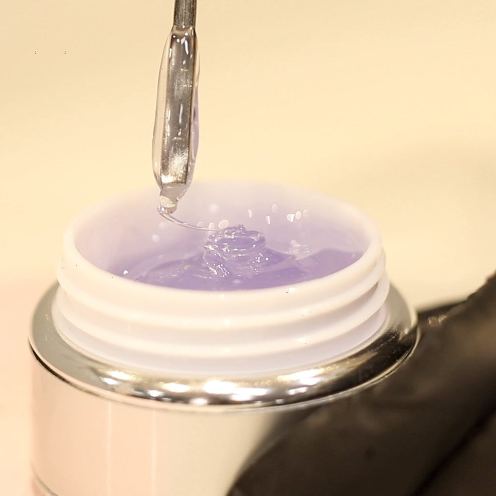 BIS Pure Nails caurspīdīgs būvējošais gēls Optiski zils, 5 ml