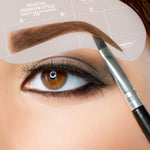 Eyebrow Shaping Template Stencils, models C1 - C8