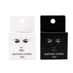 Pre-Inked Mapping String eyebrow design thread, WHITE