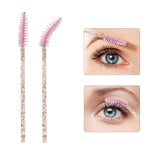 Crystal mascara brush for lashes & brows, different colors