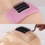 Silicone pad for eyelash extensions, PINK or WHITE