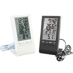 LCD Digital Temperature & Humidity Meter, with clock