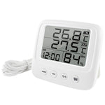 LCD Digital Temperature & Humidity Meter, with clock