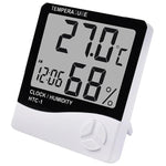 LCD Digital Temperature & Humidity Meter, with clock