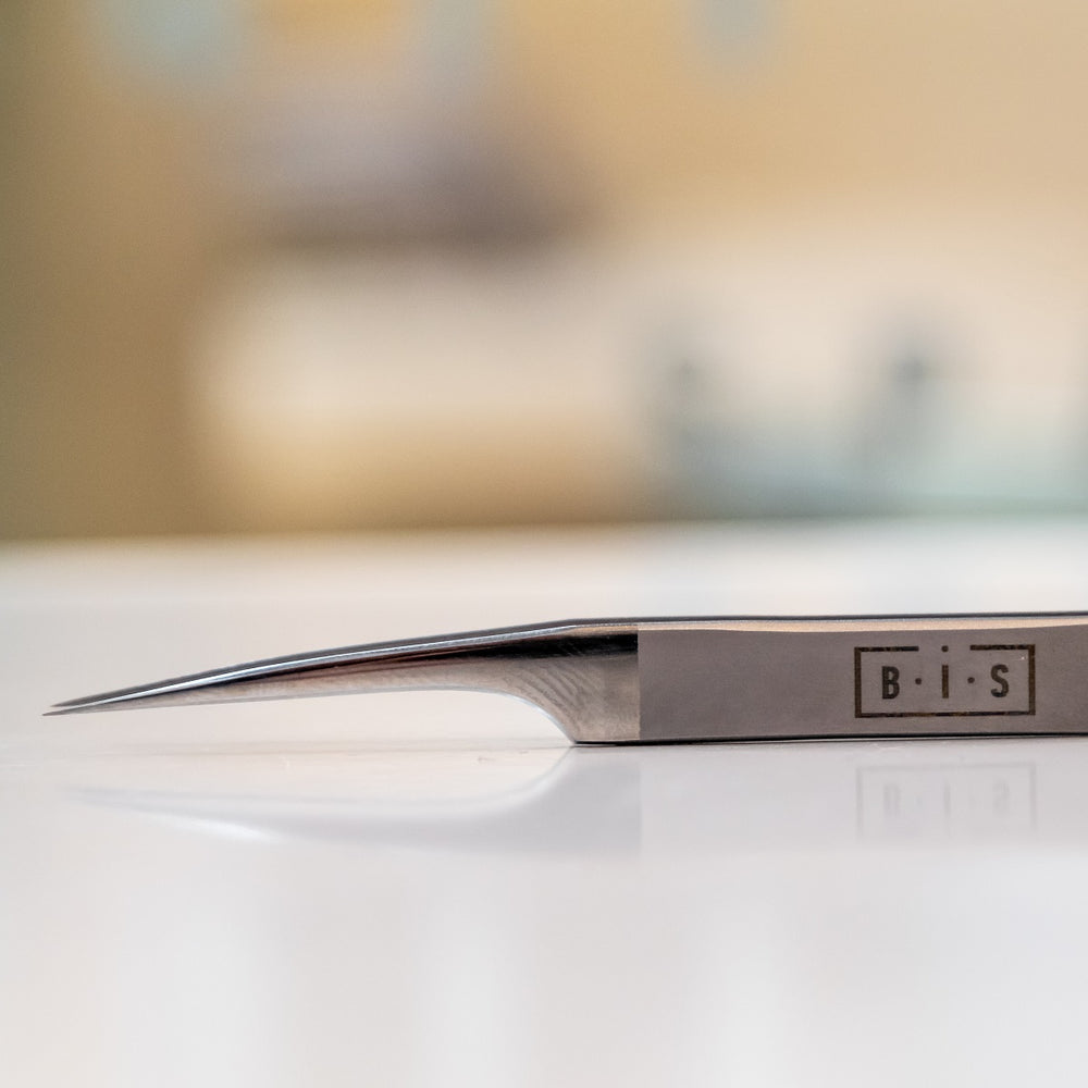 BIS Pure Lash straight Tweezers for eyelash extensions F type, PL102