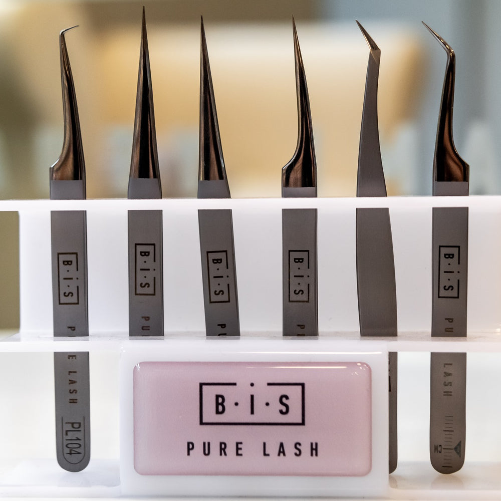 BIS Pure Lash SUPER SOFT Tweezers for eyelash extensions, 5 different models