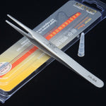 Genuine VETUS 2A-SA tweezers for eyelash extensions, SILVER