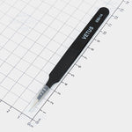 Genuine VETUS ESD-14 tweezers for eyelash extensions, BLACK
