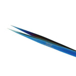 VETUS MCS-12 PRO tweezers for eyelash extensions, BLUE
