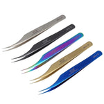 VETUS MCS-18 PRO tweezers for eyelash extensions, GREY