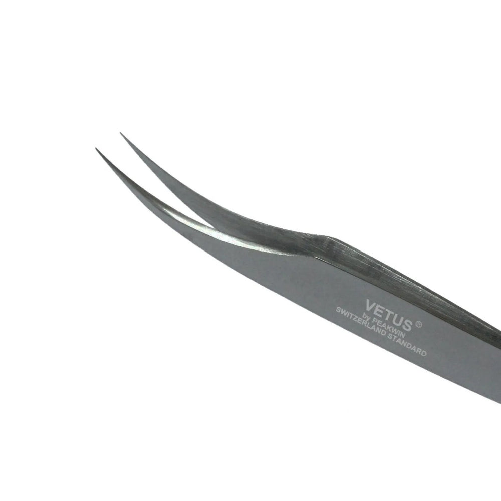VETUS MCS-18 PRO tweezers for eyelash extensions, GREY