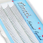 3D cluster eyelashes premade fans NATURAL VOLUME, C-0.07 (60 pieces)