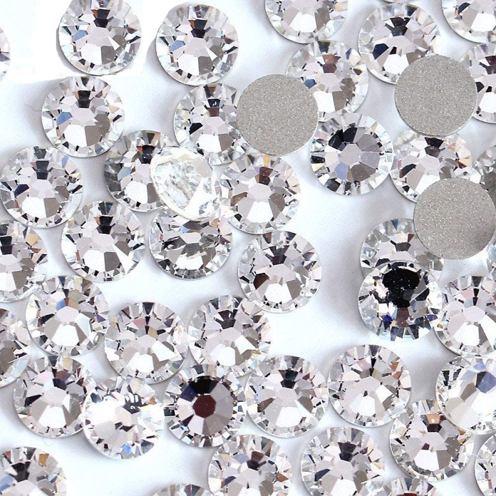 Flatback crystals for lash & nail, CLEAR CRYSTAL