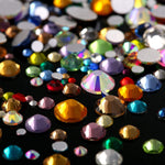 Flatback crystals for lash & nail, JONQUIL