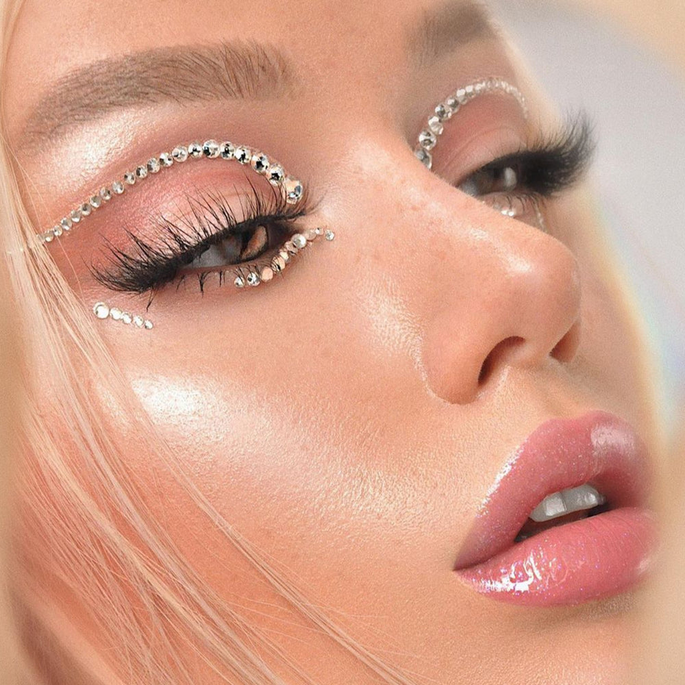 Flatback crystals for lash & nail, CRYSTAL AB