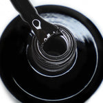 BIS Pure Nails UV/LED gel polish 15 ml, 6027 PURE BLACK