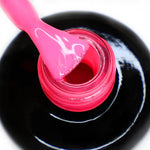 BIS Pure Nails UV/LED gel polish 15 ml, 6121 BRIGHT PINK