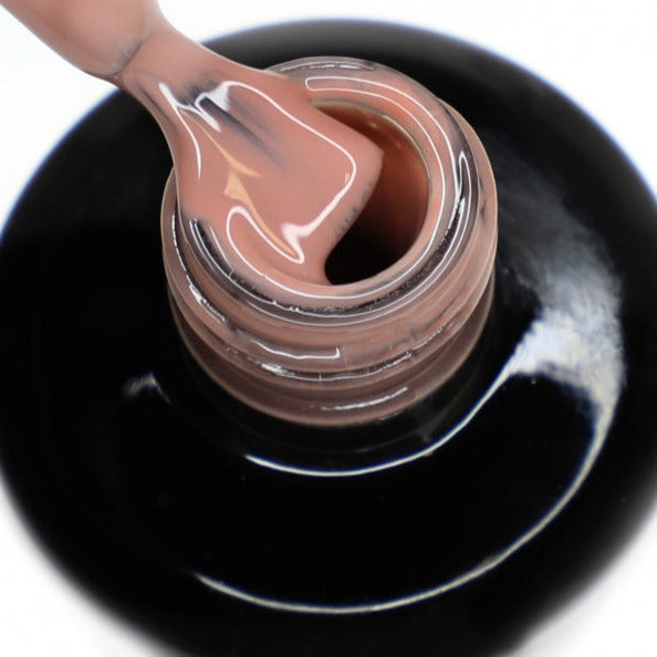 BIS Pure Nails UV/LED gel nail polish 15 ml, 6323 COFFE WITH MILK