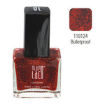 GlamLac gel effect nail lacquer polish 15 ml, 118124 BULLETPROOF
