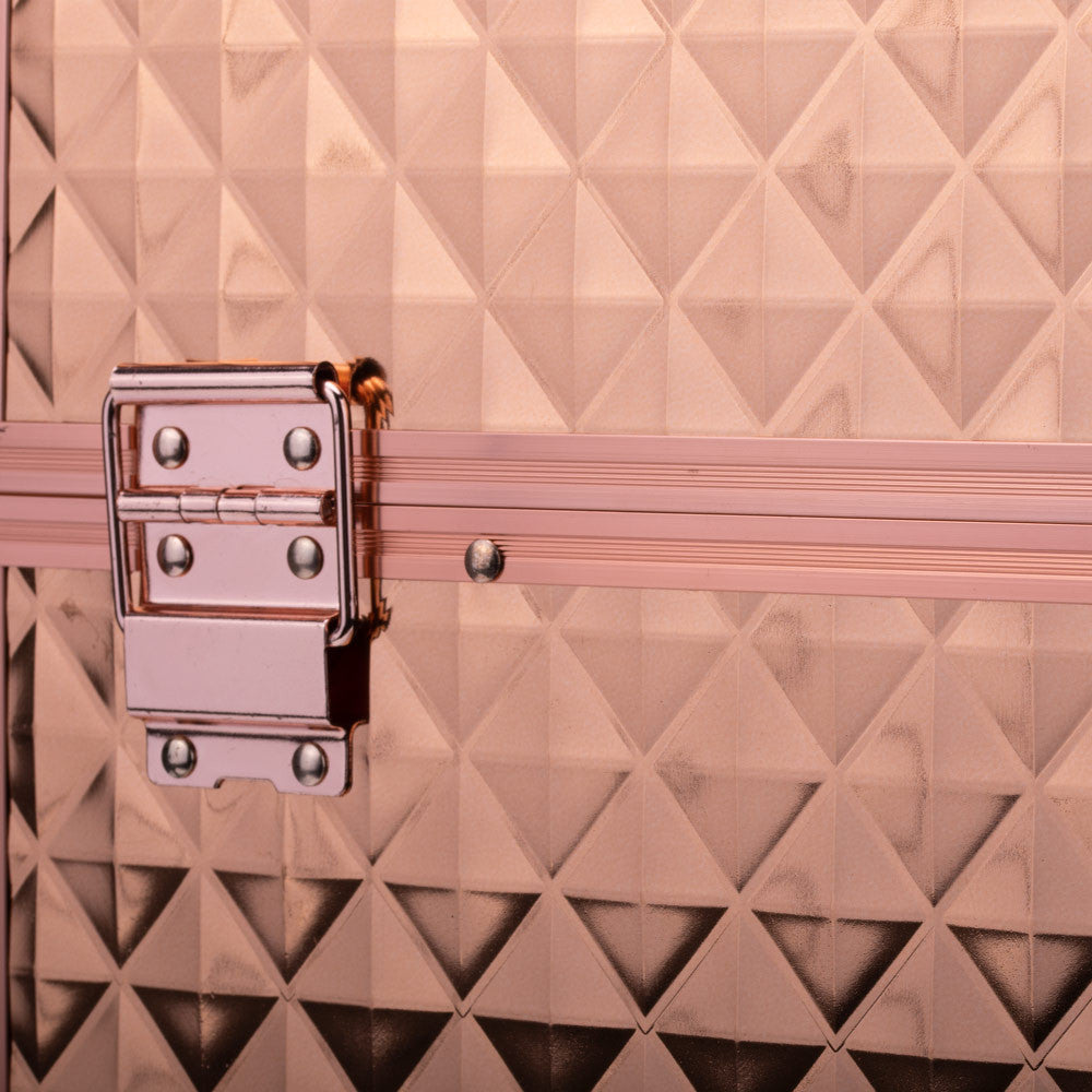 Beauty suitcase 3D design M2 size, ROSE GOLD