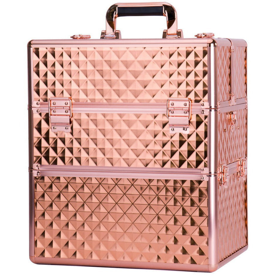Beauty suitcase 3D design XL, ROSE GOLD