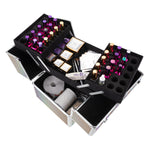 Beauty suitcase M1 size, HOLO GOLDEN