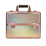 Beauty suitcase M1 size, HOLO GOLDEN
