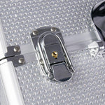 Beauty suitcase M2 size, SPARKLY SILVER