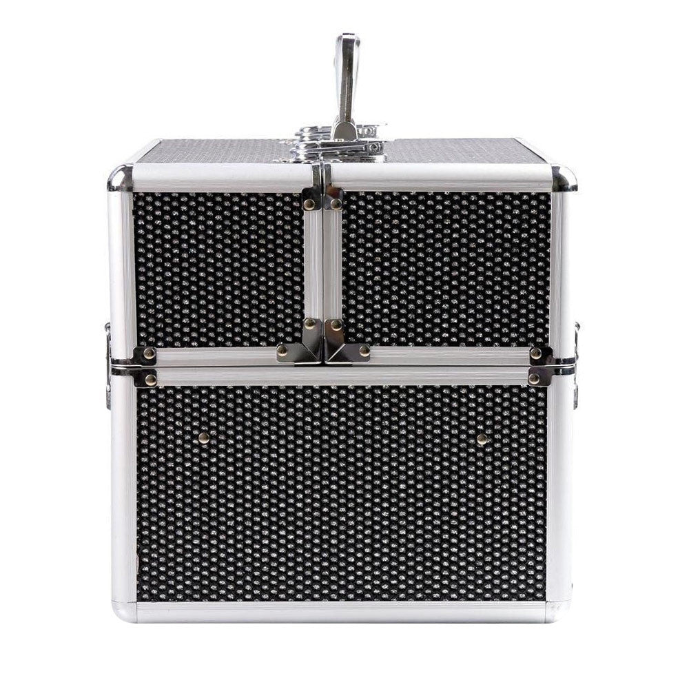 Beauty suitcase M1 size, SPARKLY BLACK