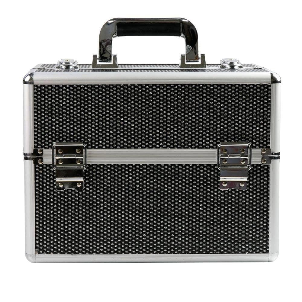 Beauty suitcase M1 size, SPARKLY BLACK