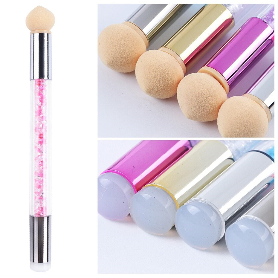 Nail Design sponge + silicone for OMBRE effect