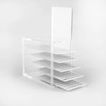 Eyelash extensions storage box organizer RED, 5 palletes SET
