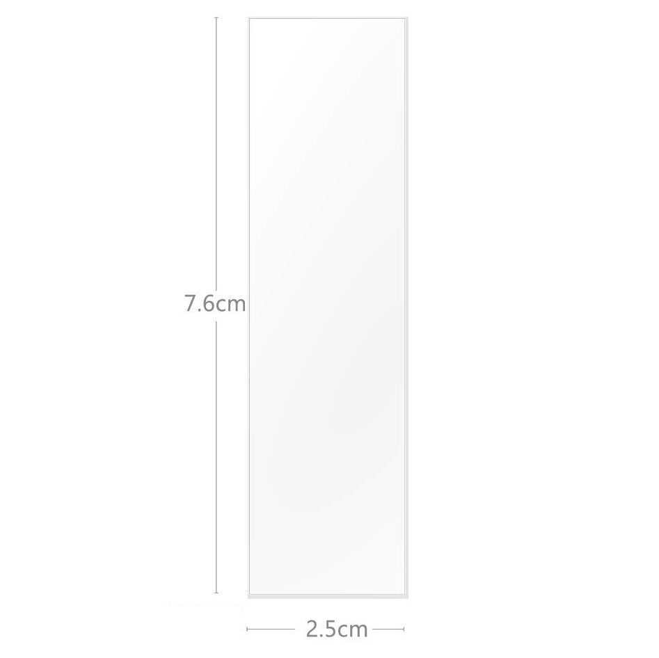 Eyelash extensions adhesive glue pad frosted glass, 26x76mm