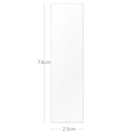 Eyelash extensions adhesive glue pad frosted glass, 26x76mm