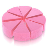 Cosmetic sponge for beauty procedures 8 piece set, WHITE