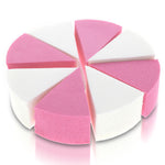 Cosmetic sponge for beauty procedures 8 piece set, WHITE