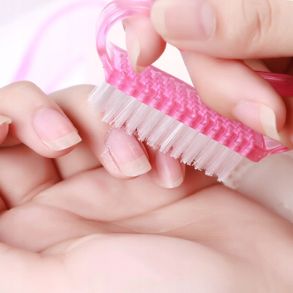 Nail dust cleaning brush SMALL, pink or purple