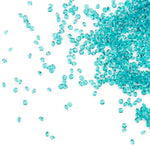 Nail decoration mini pixie diamond crystals 1 mm, AQUAMARINE