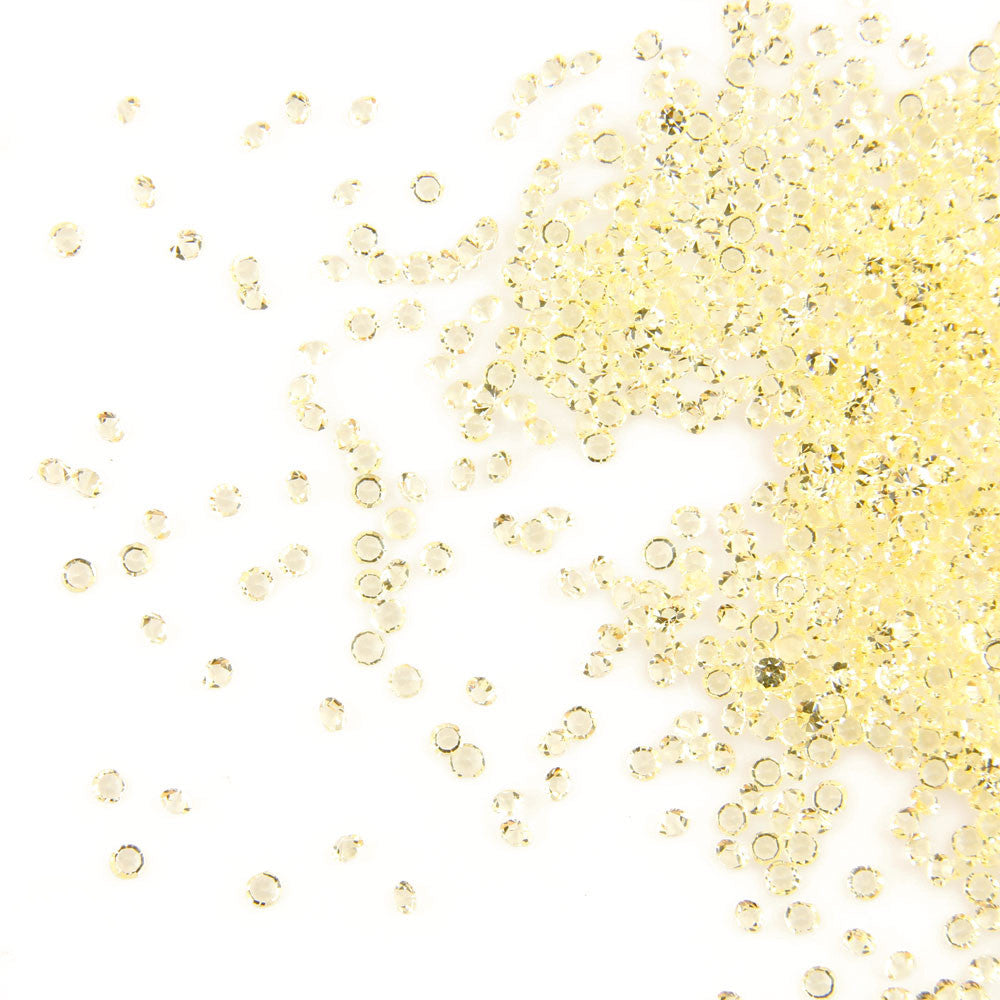 Nail decoration mini pixie diamond crystals 1 mm, JONQUIL