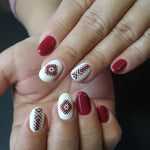 BIS Pure Nails slider nail design sticker decal LATVIA, E32