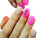BIS Pure Nails slider nail design sticker decal EXPRESSIONS, O66
