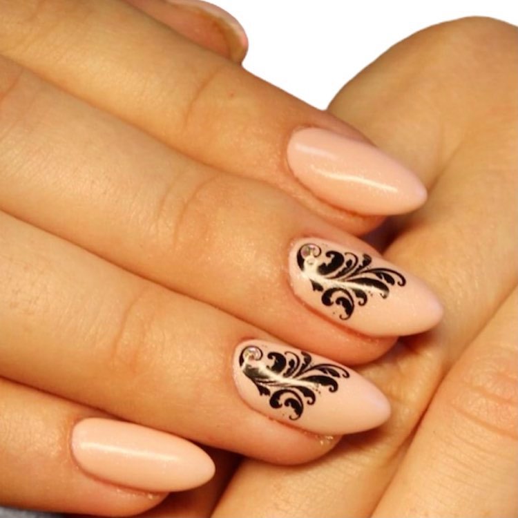 BIS Pure Nails nagu dizaina slaideri uzlīmes ART13 zelts