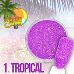 Nail art design glitters, TROPICAL