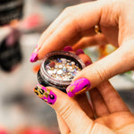 Nail Art design - mix of luxurious JEWELRY, different types