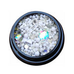 Nail Art design - mix of luxurious JEWELRY, different types