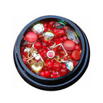 Nail Art design - mix of luxurious JEWELRY, different types