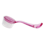 Nail dust cleaning brushes with handle, purple