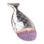 Nail dust cleaning brushes fish tale, GOLD
